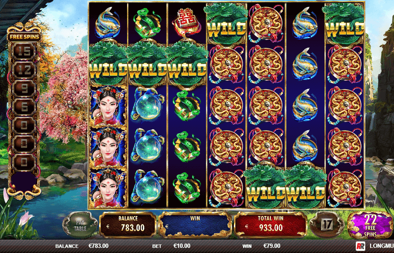 Longmu and the Dragons Wild symbols