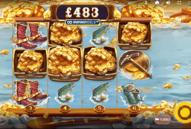 Get The Gold InfiniReels slot symbols