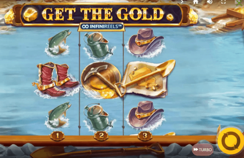 Get The Gold InfiniReels slot layout