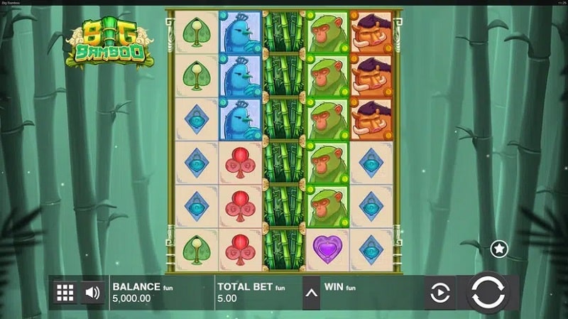 Big Bamboo slot layout
