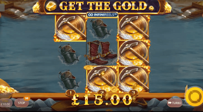 Win with Get The Gold InfiniReels