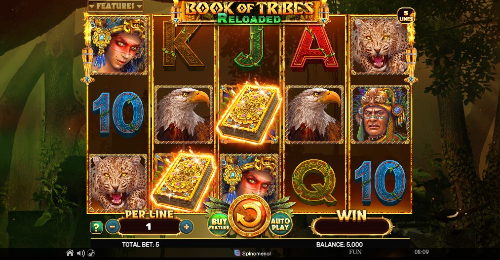 Book of Tribes Reloaded Main Screen