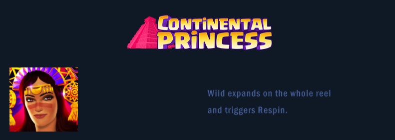 Continental Princess Wild Symbols