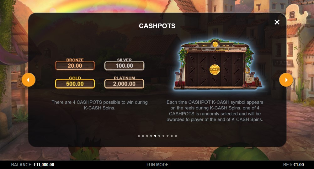 Finnegan's Banditos Cashpots