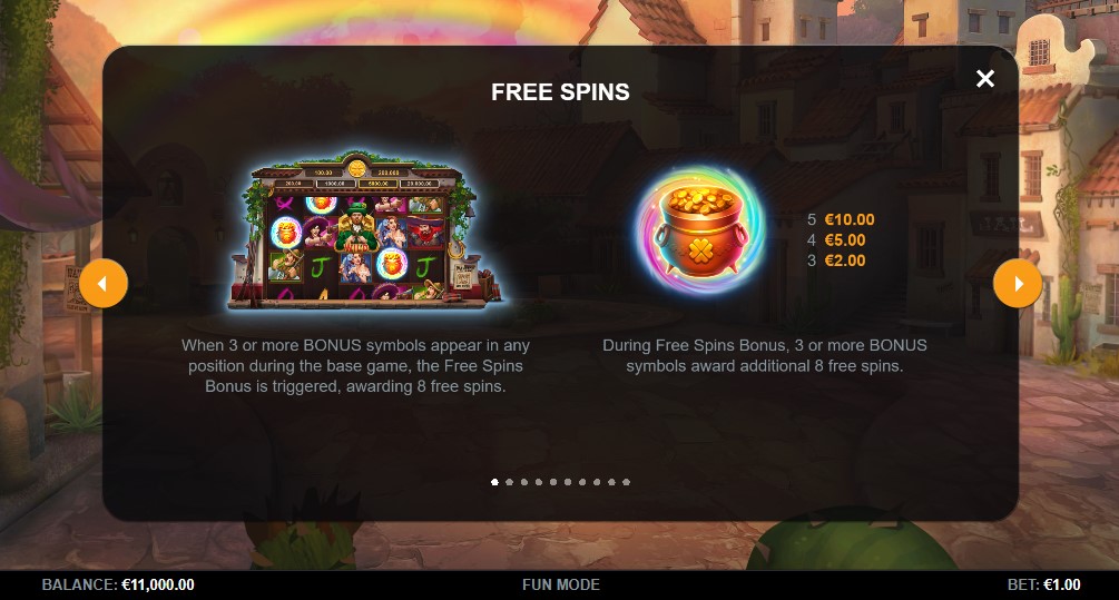 Finnegan's Banditos Free Spins