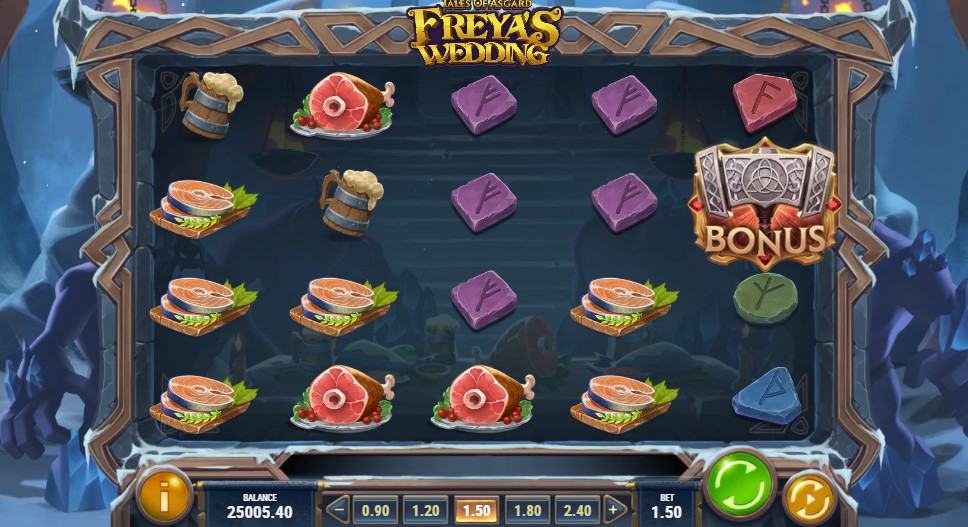 Tales of Asgard Freyas Wedding Main Screen