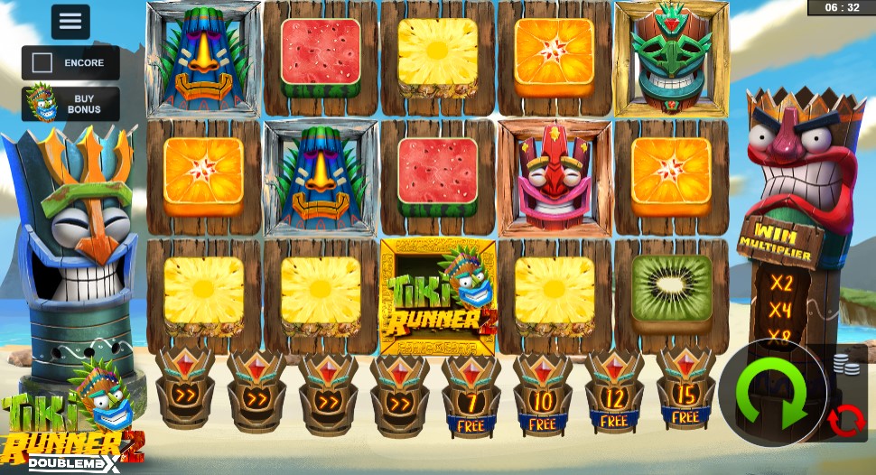 Tiki Runner 2 Main Screen