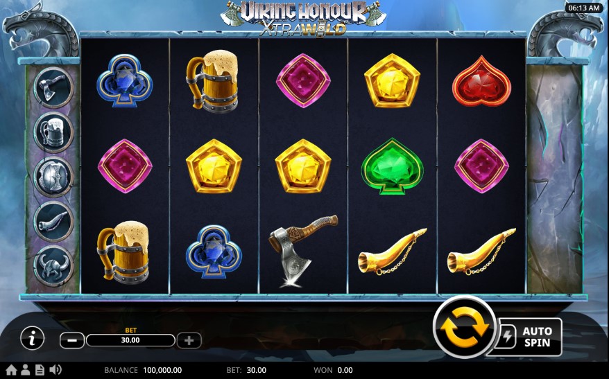 Viking Honour XtraWild Main Screen