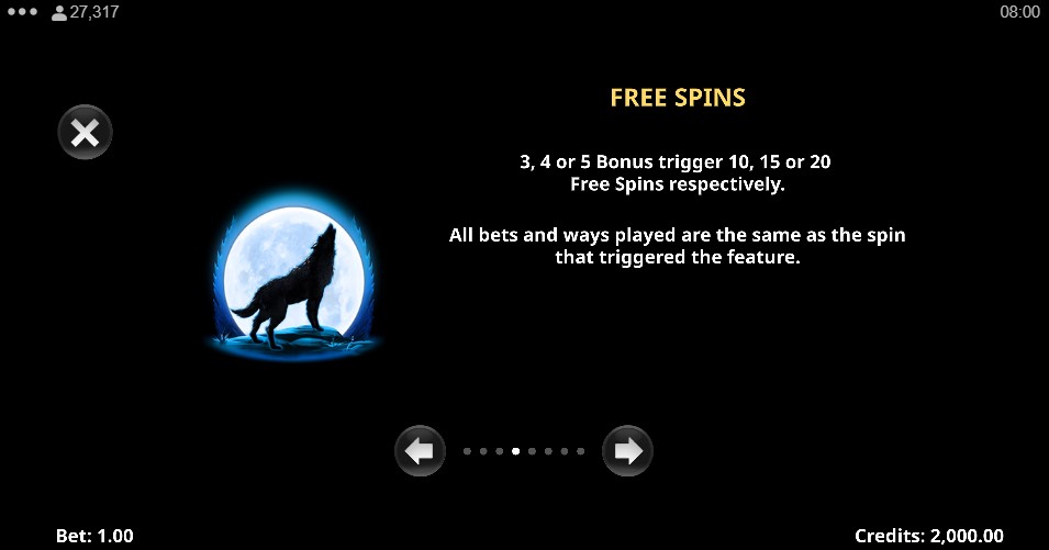 Wolf Call Free Spins