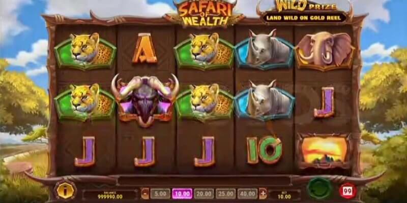 Safari of Wealth slot layout
