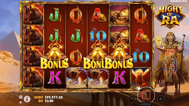 Might of Ra free spins
