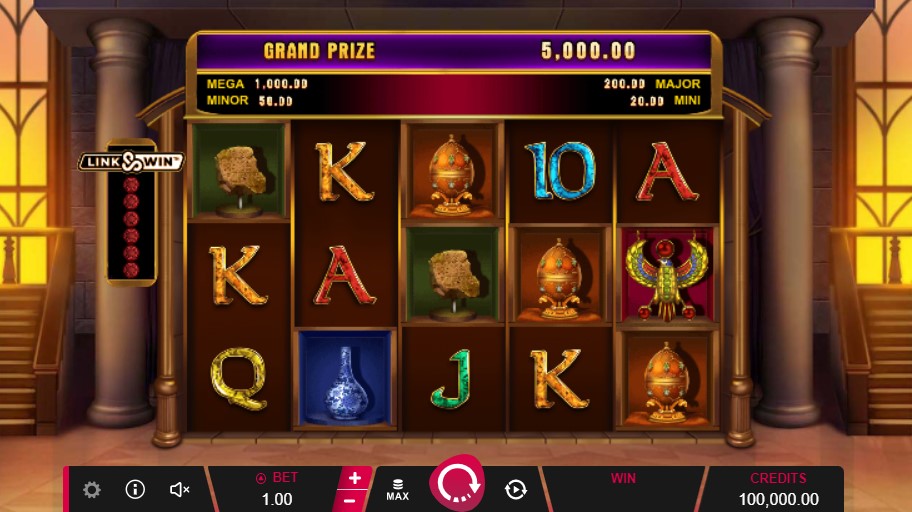 Bust the Mansion Main Screen