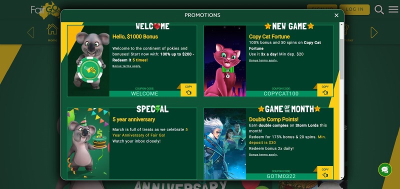 Fair Go - best Australian online casinos