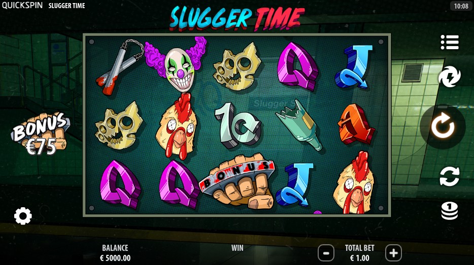 Slugger Time Main Screen