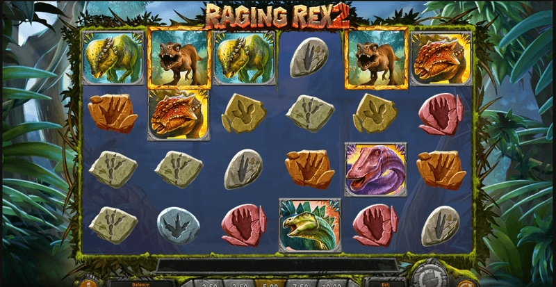 Ragin Rex 2 slot layout