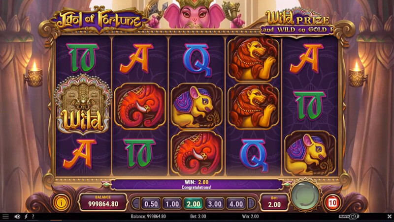 Idol of Fortune slot layout