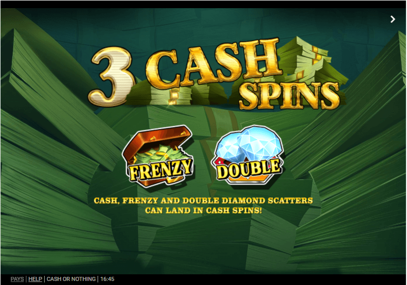 Cash Or Nothing free spins