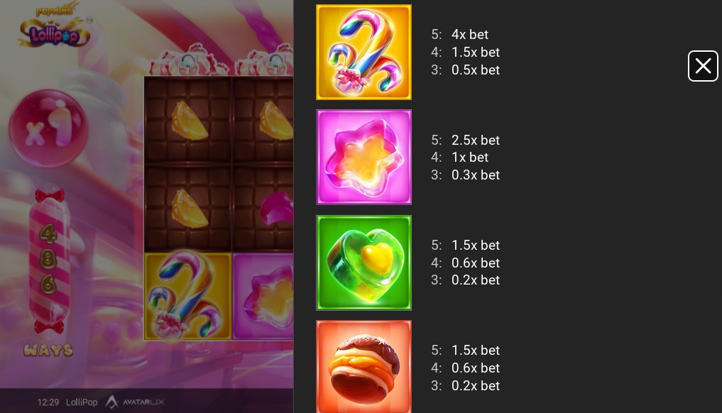Lollipop Payouts