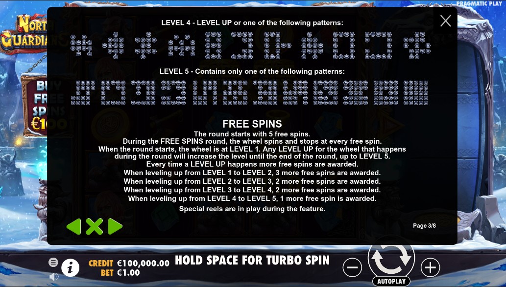North Guardians Free Spins
