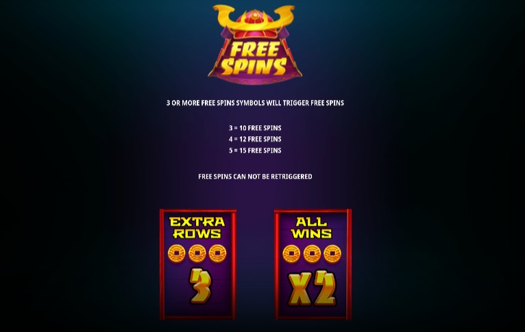 Rising Samurai Free Spins