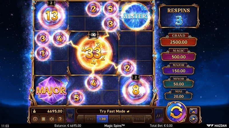 Magic Spins Hold the Jackpot symbols
