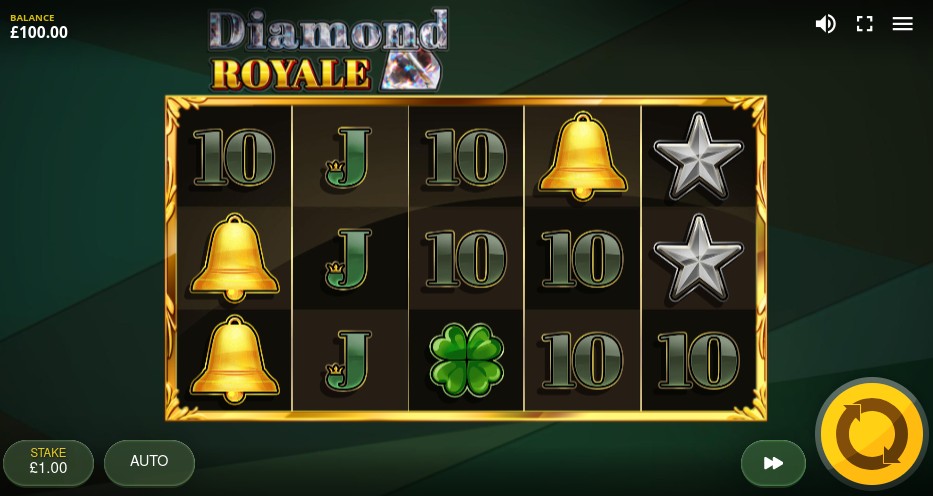 Diamond Royale Main Screen