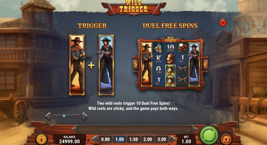 Wild Trigger Duel Free Spins