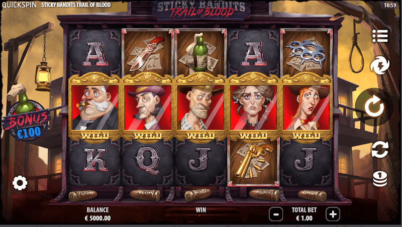 Sticky Bandits Trail of Blood layout