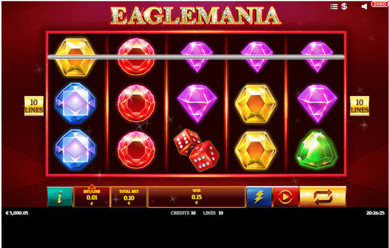 Eaglemania slot by Givme Games
