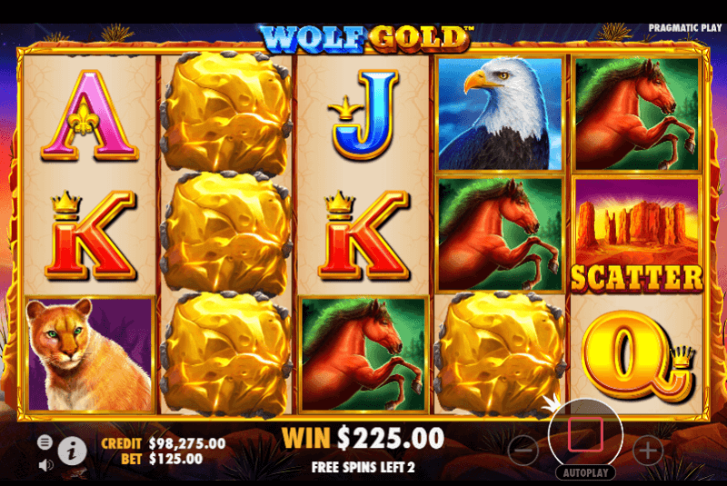 Wolf Gold Power Jackpot symbols