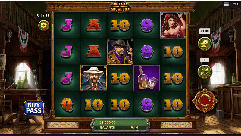 Wild Showdown layout