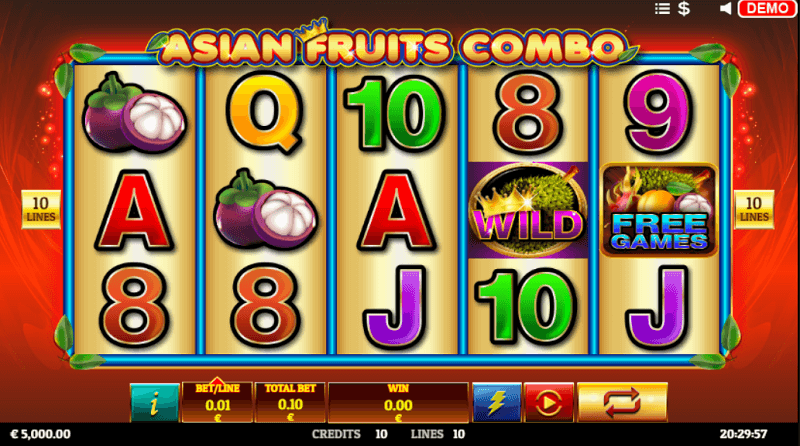 Giveme Games casino slots Asian Fruits Combo