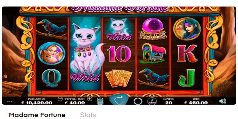 Madame Destiny Caleta online slot game