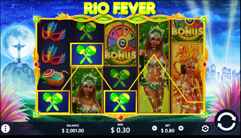 Aspire Global Rio Fever slot