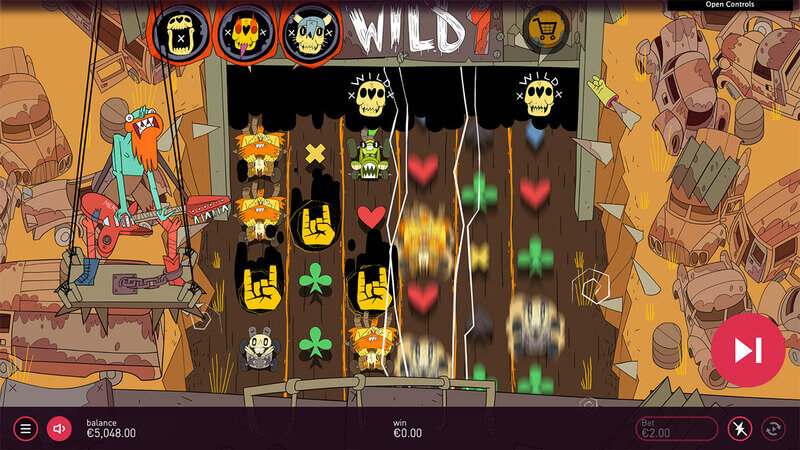 Wild One slot layout