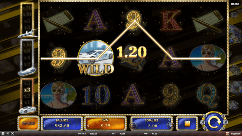 Mega Rich wild symbol