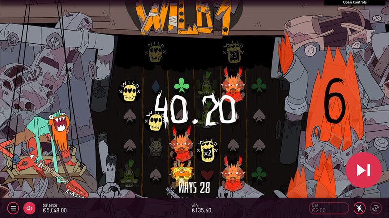 Wild One payouts