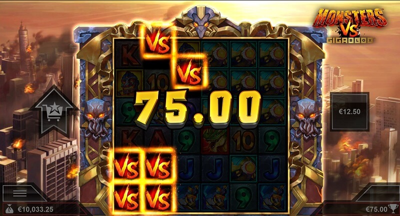 Monsters vs Gigablox big wins