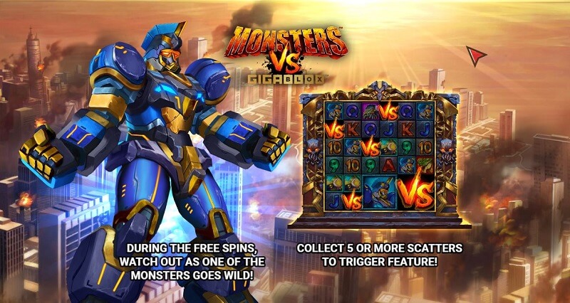 Monsters vs Gigablox intro