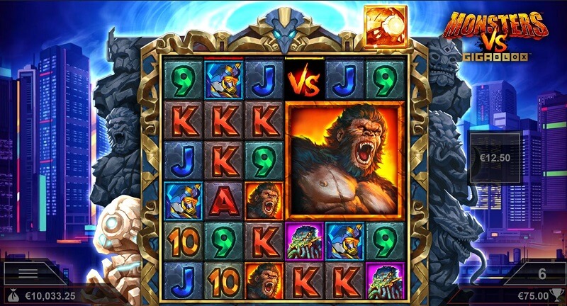 Monsters vs Gigablox layout