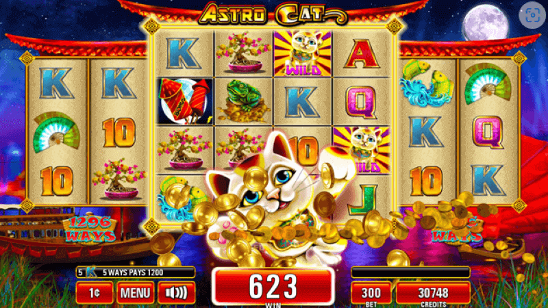 Astro Cat by Incredible Technologies casino software
