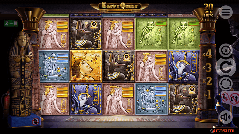 Casimi Gaming Egypt Quest slot