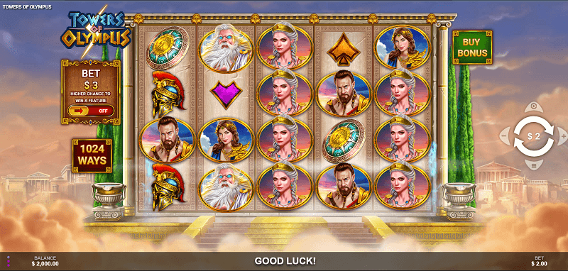 Towers of Olympus Wizard Games slots