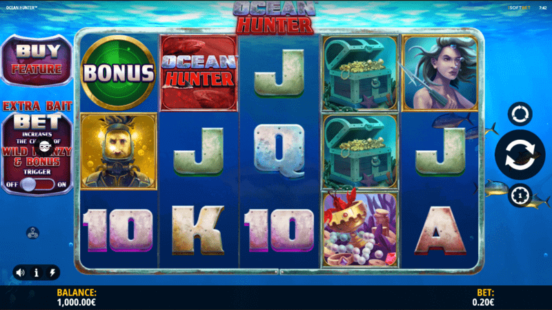 Ocean Hunter slot layout
