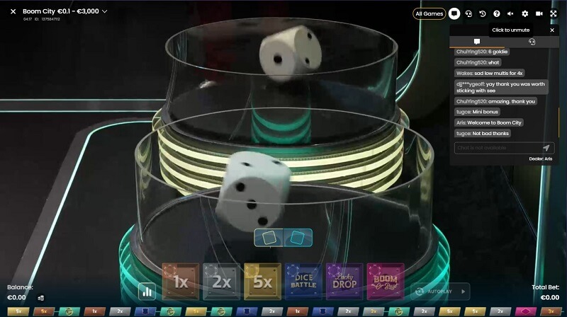 Boom City Pragmatic Play dice game