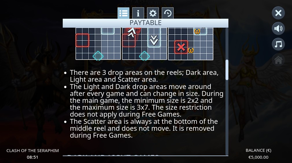 Clash of the Seraphim Drop Areas