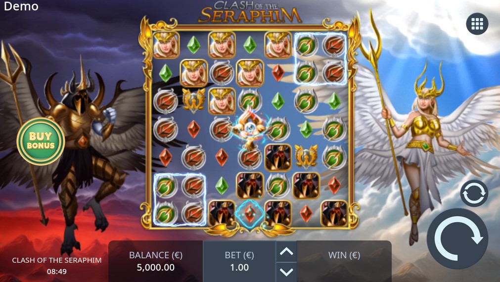 Clash of the Seraphim Main Screen