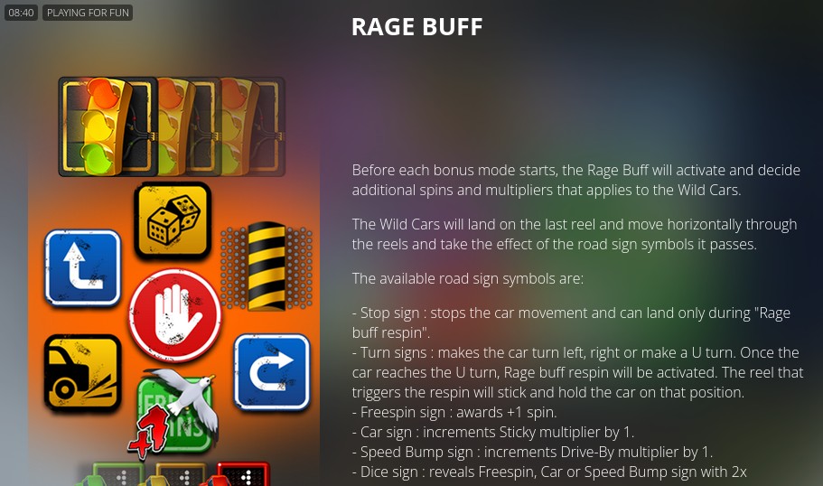 Road Rage Rage Buff