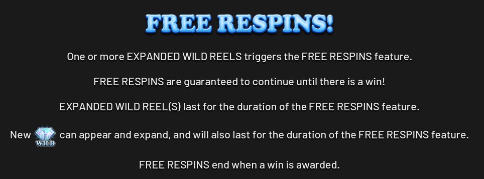 Wilds of Fortune Free Re-spins