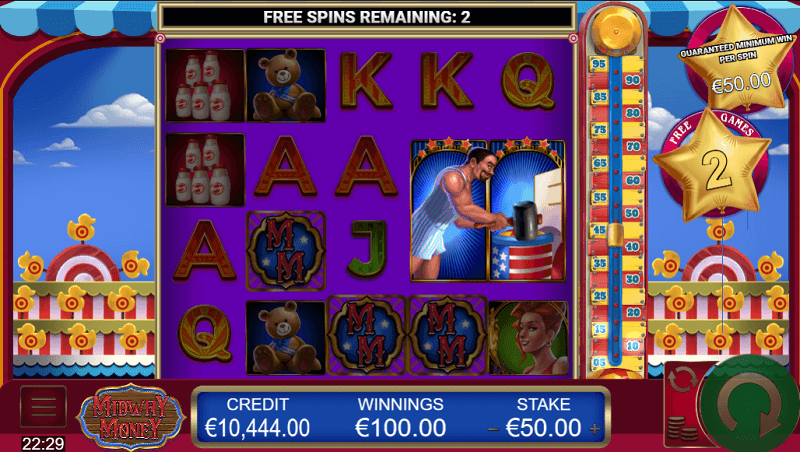 Midway Money free spins